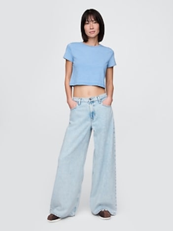 Low Slung UltraSoft Extra Baggy Jeans