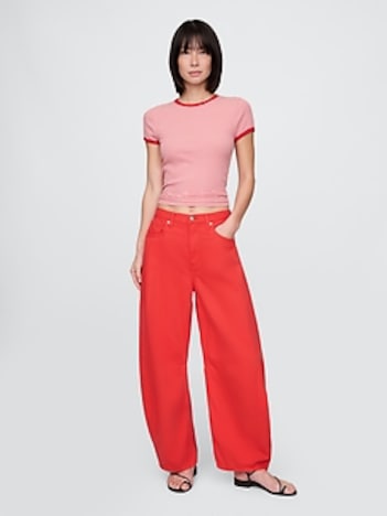 High Rise UltraSoft Horseshoe Jeans