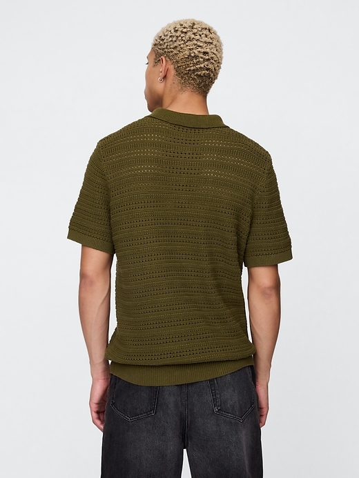 Image number 3 showing, Polo Sweater