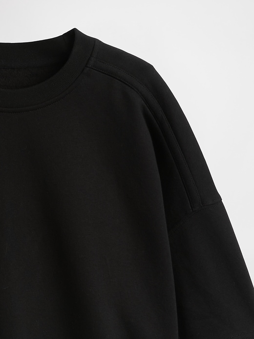 Image number 4 showing, VintageSoft Elbow-Sleeve Crop Sweatshirt