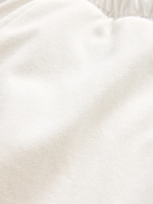 Image number 5 showing, French Terry Wide-Leg Rolled-Hem Sweatpants