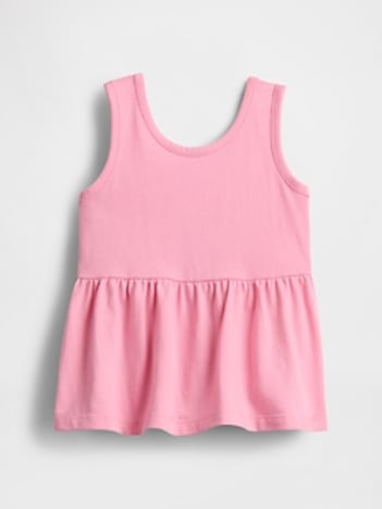 Baby & Toddler Bow-Back Peplum Top