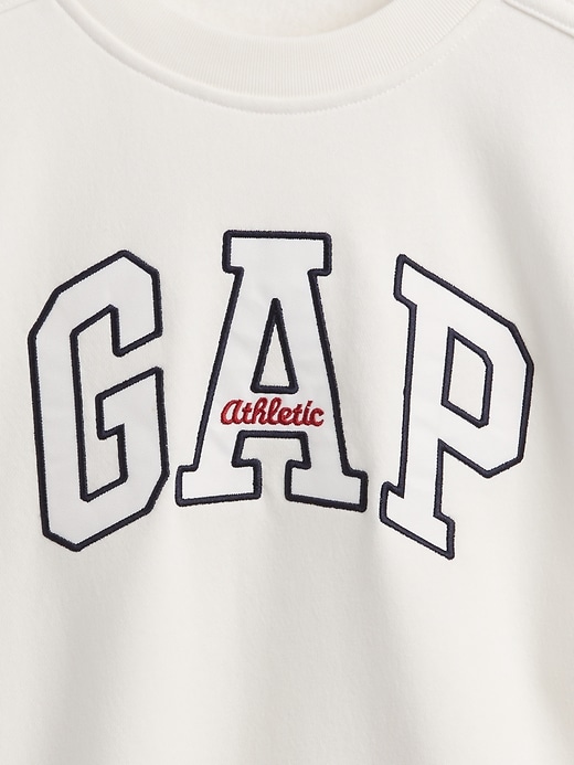 Image number 4 showing, VintageSoft Elbow-Sleeve Crop Sweatshirt