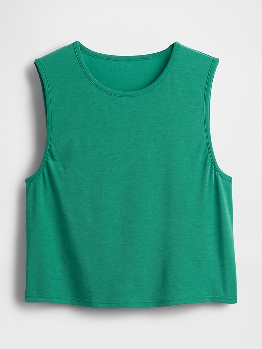 Image number 4 showing, GapFit Breathe Crop Muscle Tank Top