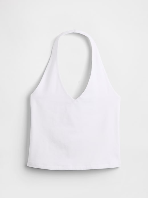 Image number 4 showing, CloseKnit Halter Crop Top
