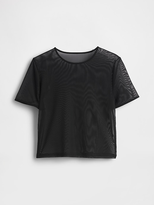 Image number 4 showing, Mesh Crop T-Shirt