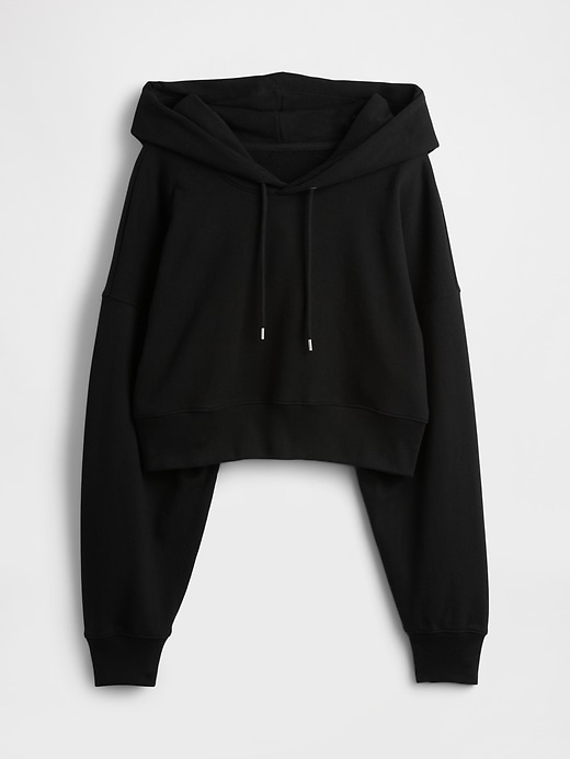 Image number 5 showing, French Terry Oversized Crop Hoodie