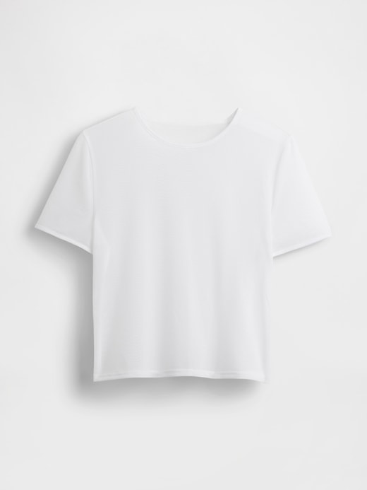 Image number 4 showing, Mesh Crop T-Shirt