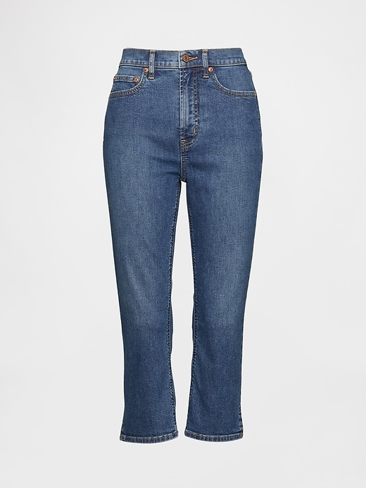 Image number 7 showing, High Rise Capri Jeans
