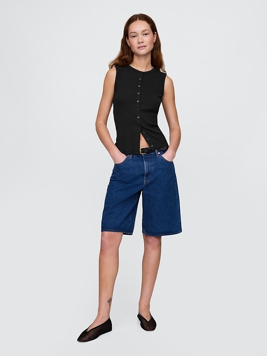 Image number 2 showing, Modern Rib Cardigan Vest