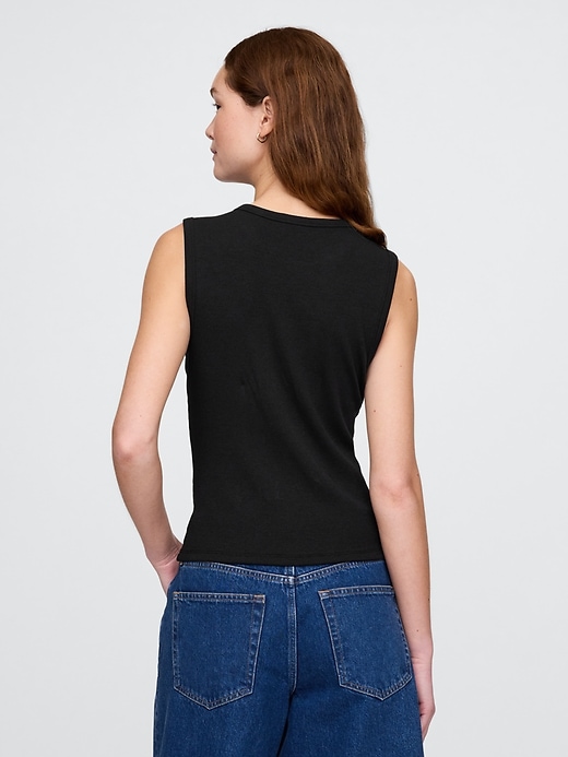 Image number 3 showing, Modern Rib Cardigan Vest