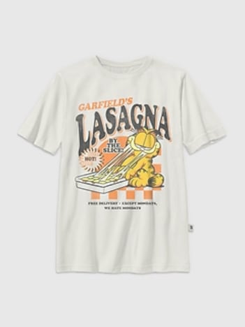 Kids Garfield Lasagna Graphic T-Shirt