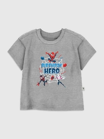 Toddler Spiderman Birthday Hero Graphic T-Shirt