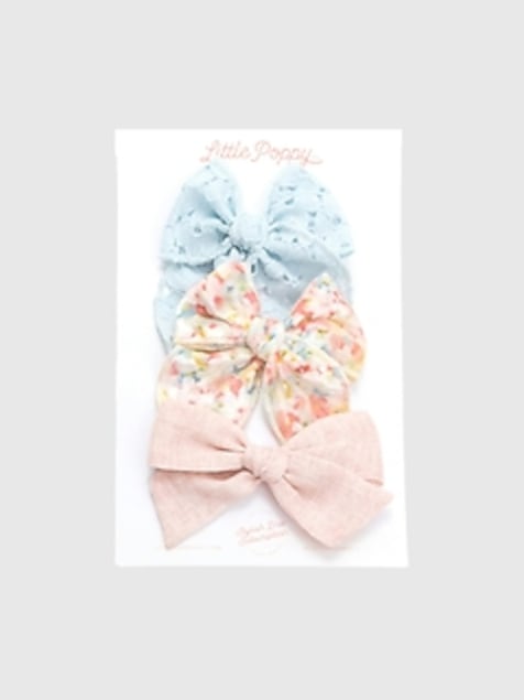 The Hannah Bow Clip Set