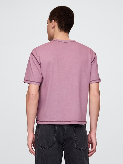 Image number 3 showing, Heavyweight Crop T-Shirt