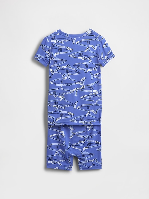 Image number 2 showing, Baby & Toddler Shark PJ Short Set