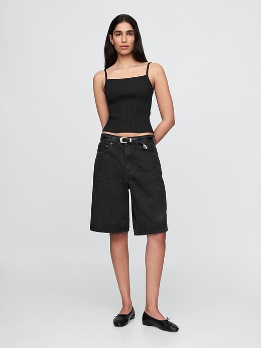 Image number 2 showing, Rib Sweater Crop Tank Top