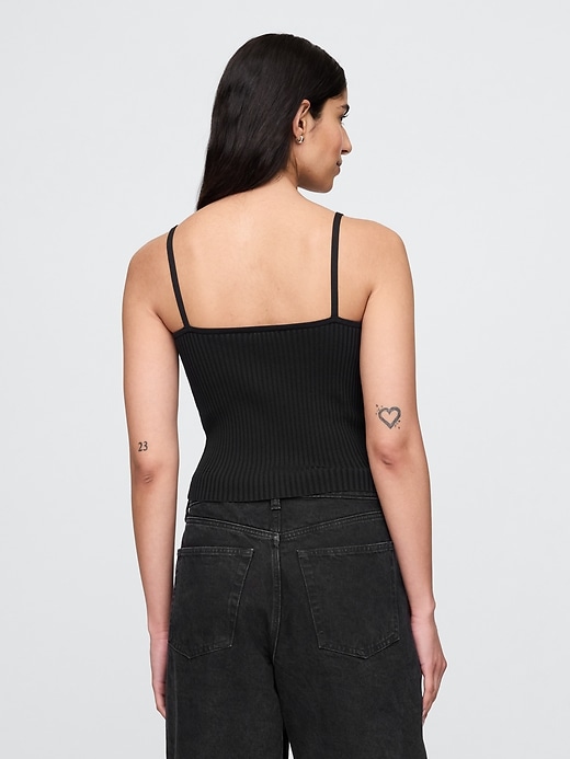 Image number 3 showing, Rib Sweater Crop Tank Top
