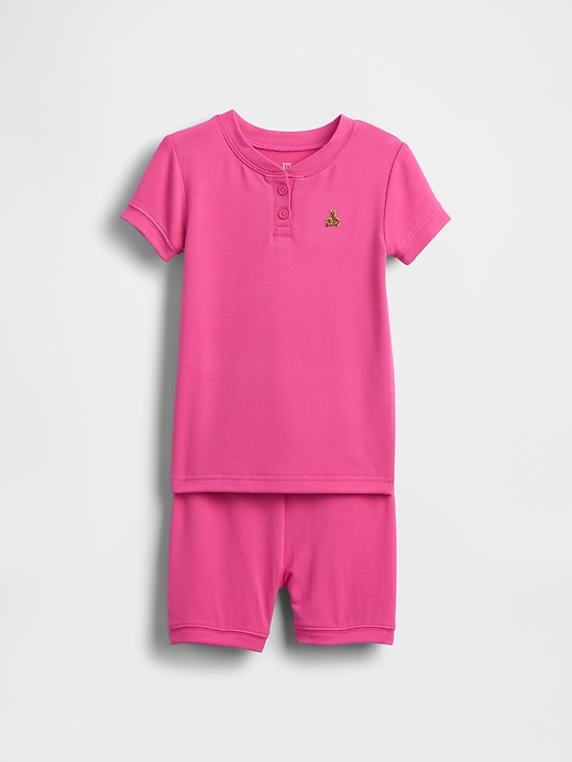 Image number 1 showing, Baby & Toddler Henley PJ Short Set