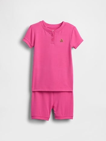 Baby & Toddler Henley PJ Set