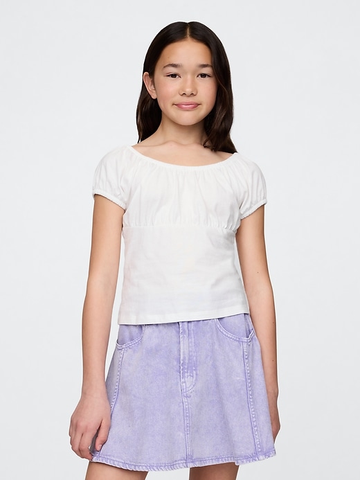 Image number 1 showing, Kids Scoop Neck Top