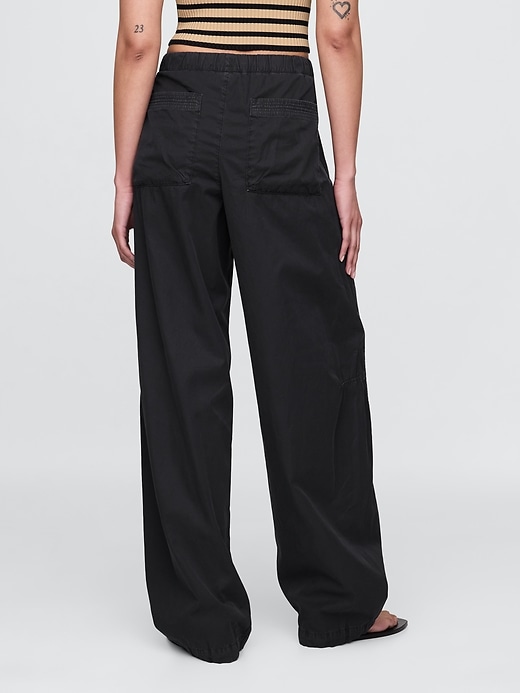 Image number 4 showing, Mid Rise Barrel Parachute Pants