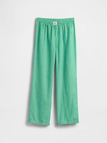 Kids Recycled Poplin PJ Pants