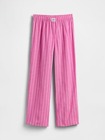 Kids Recycled Poplin PJ Pants