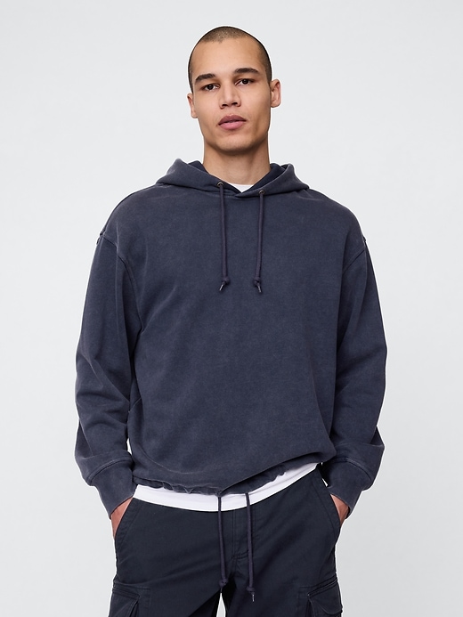 Image number 1 showing, Gap Heavyweight French Terry Logo Hoodie