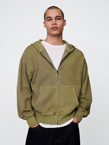 Heavyweight Oversized Zip Hoodie