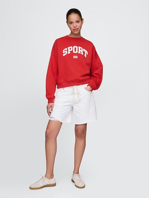 Image number 2 showing, VintageSoft Wedge Crewneck Sweatshirt