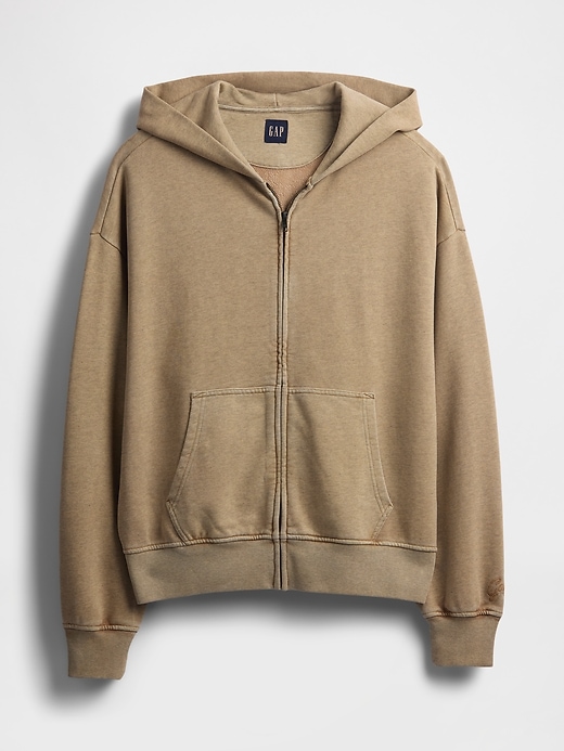 Image number 5 showing, Heavyweight French Terry Oversized Zip Hoodie