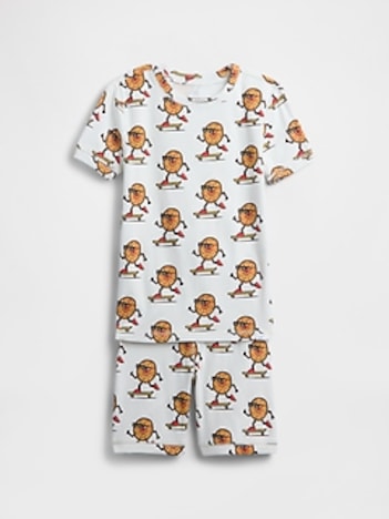 Kids Organic Brushed Cotton PJ Set