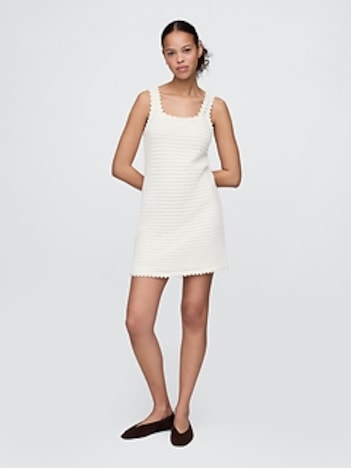 Crochet Mini Dress