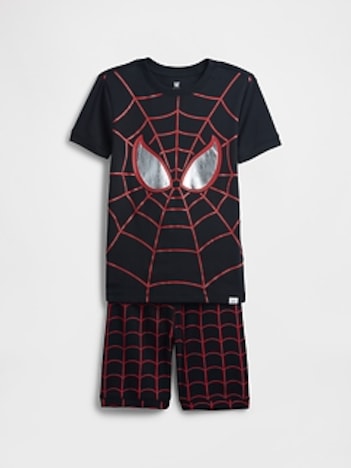 Kids Marvel Organic Brushed Cotton Spider-Man PJ Set