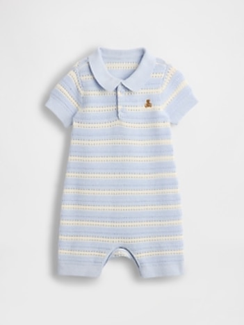 Baby Polo Sweater Shorty One-Piece