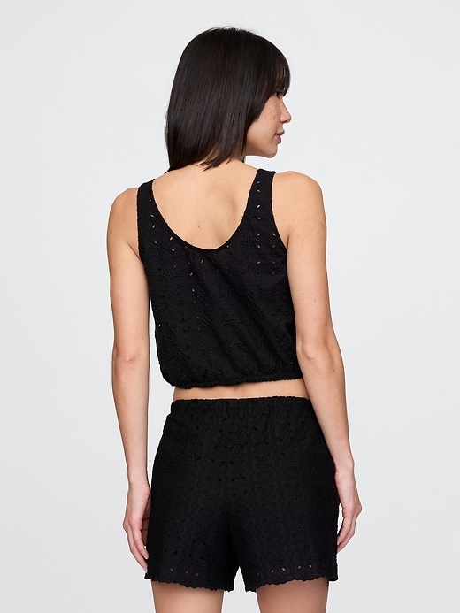 Image number 3 showing, Cinched-Hem Crop Top