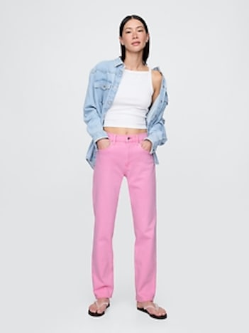 High Rise '90s Straight Jeans
