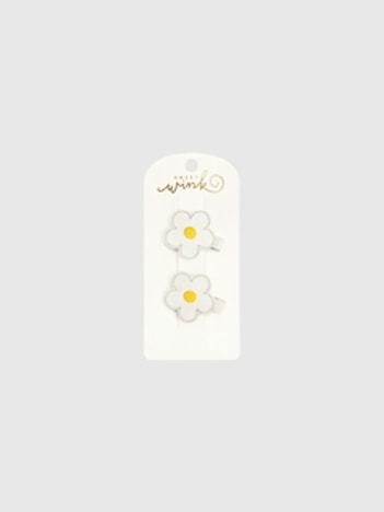 Sweet Wink Daisy Flower Clip Set
