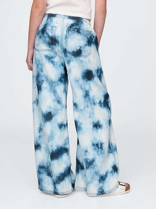 Image number 4 showing, Kids UltraSoft Denim Tie-Dye Easy Baggy Pants