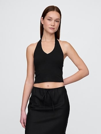 CloseKnit Cropped Halter Top