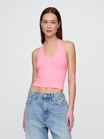CloseKnit Cropped Halter Top