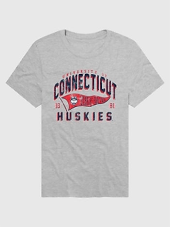 UConn Huskies Banner Graphic T-Shirt