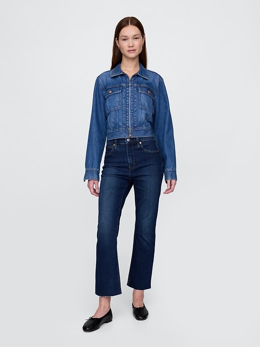 Image number 1 showing, High Rise Kick Flare Jeans