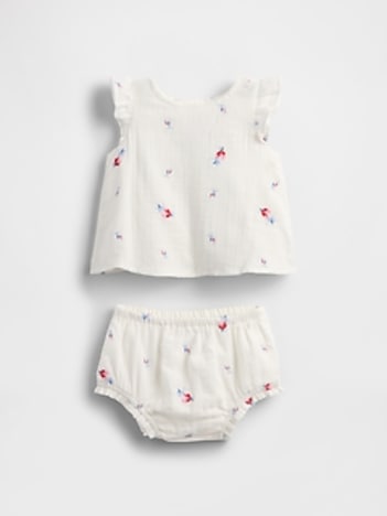 Baby Crinkle Gauze Outfit Set