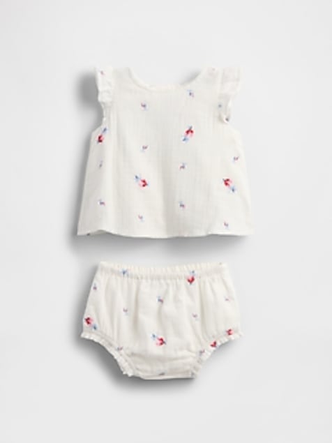 Baby Crinkle Gauze Outfit Set
