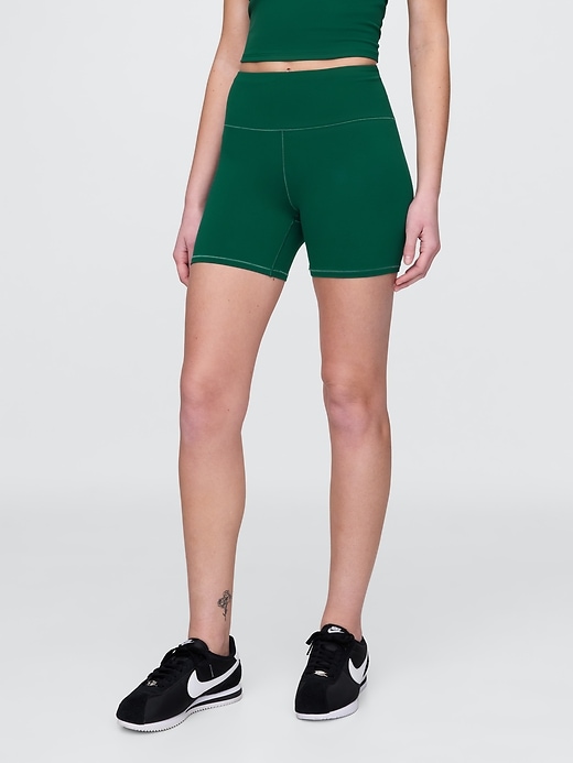 View large product image 2 of 16. 5" GapFit Smooth Bike Shorts