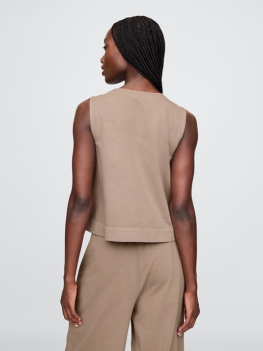 Image number 2 showing, Heavyweight Organic Cotton Shell Tank Top