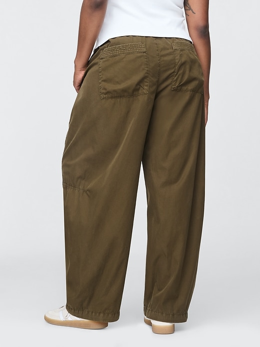 Image number 6 showing, Mid Rise Barrel Parachute Pants