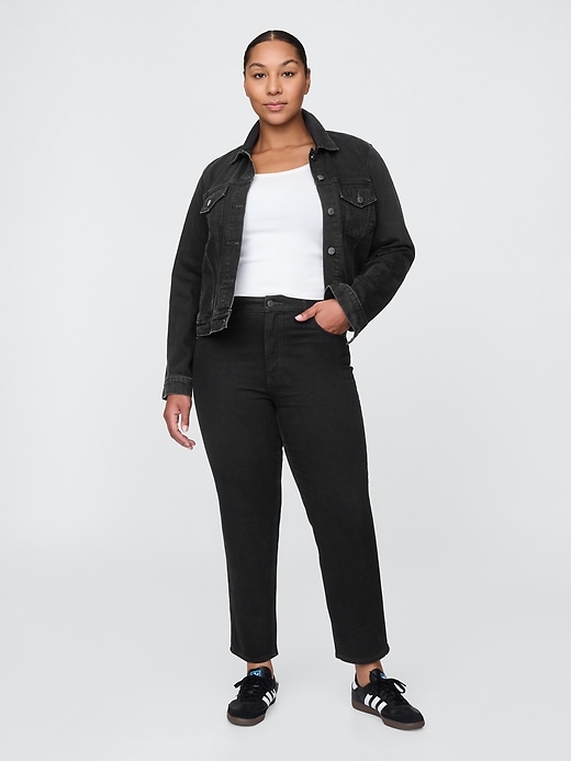 Image number 6 showing, High Rise Cheeky Straight Jeans